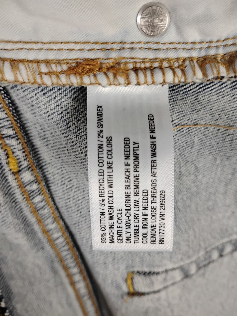Ava & Viv Light Blue High-Rise Straight Leg Jeans - Picture 11 of 11